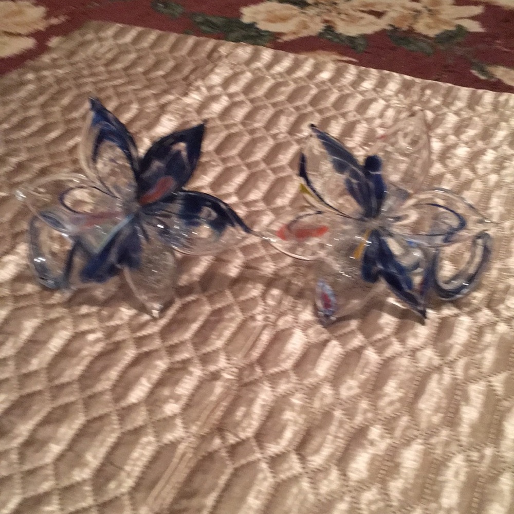 GLASS DECOR FLOWERS